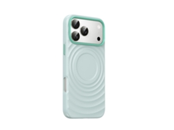 Capa Para Iphone 17 Com Acabamento Texturizado E Proteção Aprimorada Contra Quedas, Compatível Com Carregamento Sem Fio, Verde Menta.