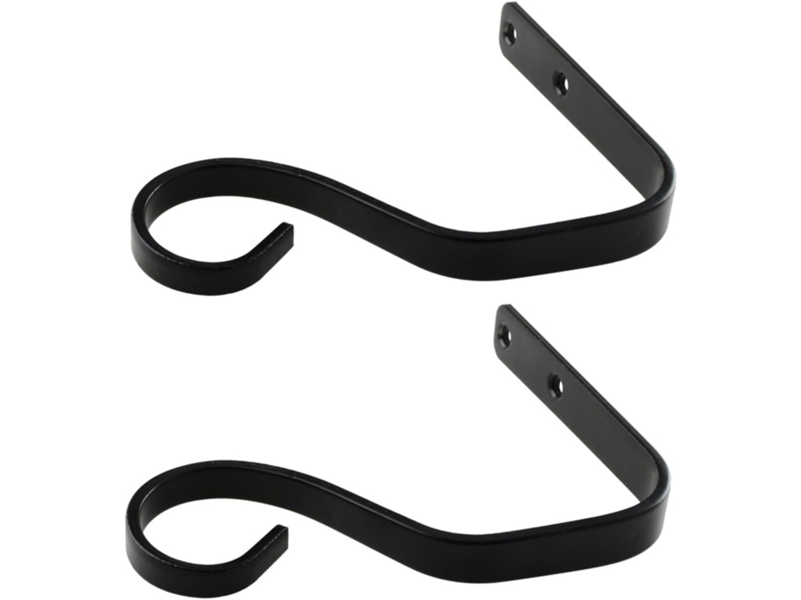 1-conjunto De Ganchos Ferro Resistentes Para Prateleira Leve Parede Vintage E
