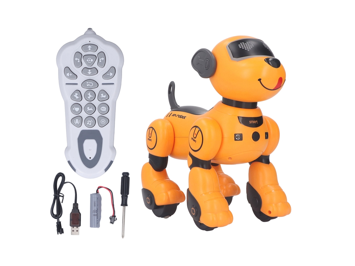 Ats perro Robot Rc de Control por Voz 2.4g Bailando Caminando Programable Con Luz Y Sonido Tipo 1