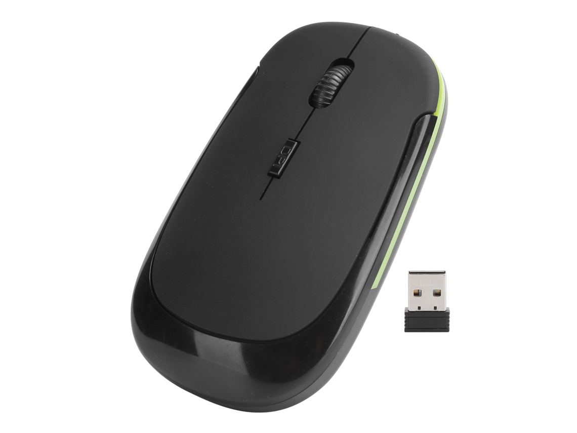 Aetheria mouse Sem Fio Óptico 2.4g Usb Ajustável 1600dpi Silencioso Acessório de Computador Preto