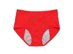 2026-roupas Intimas Antifugas Para Mulheres Com Incontinência, Calcinhas Protectoras Leak Proof Tamanhos L-8xl 4xl Rojo