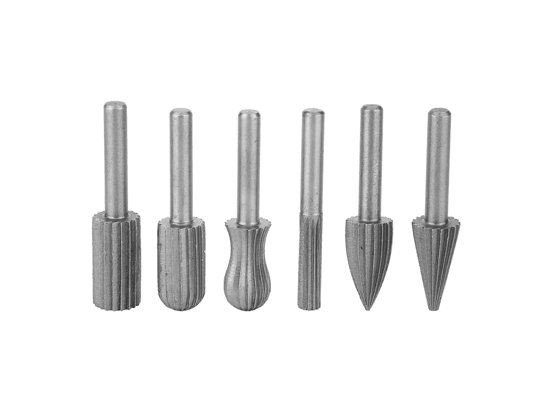 Broca Rotativa De Carboneto De Tungstênio 6pcs Para Geral Com Ponta De 6mm Para Madeira E Metal