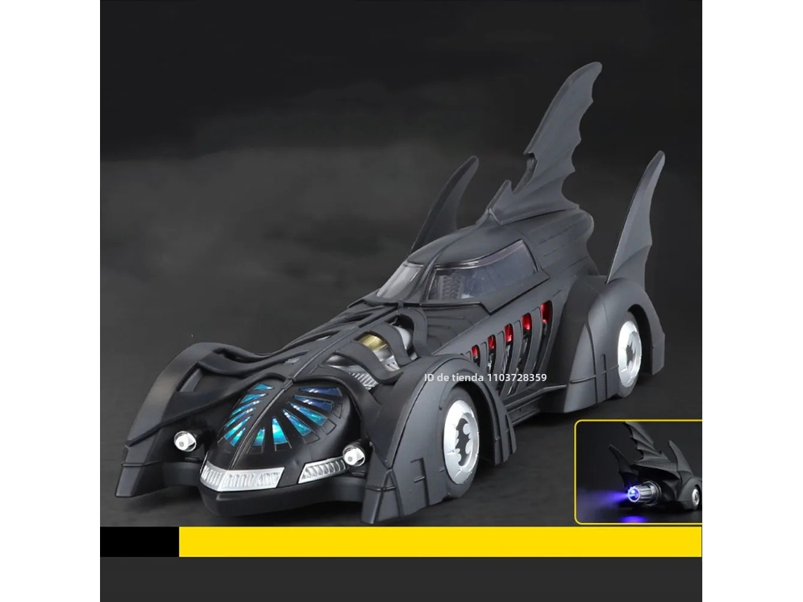 Batmóvel (estilo 1 Asa Única), Escala 1:18, Com Efeitos Sonoros E Luminosos, Feito De Metal E Latão.