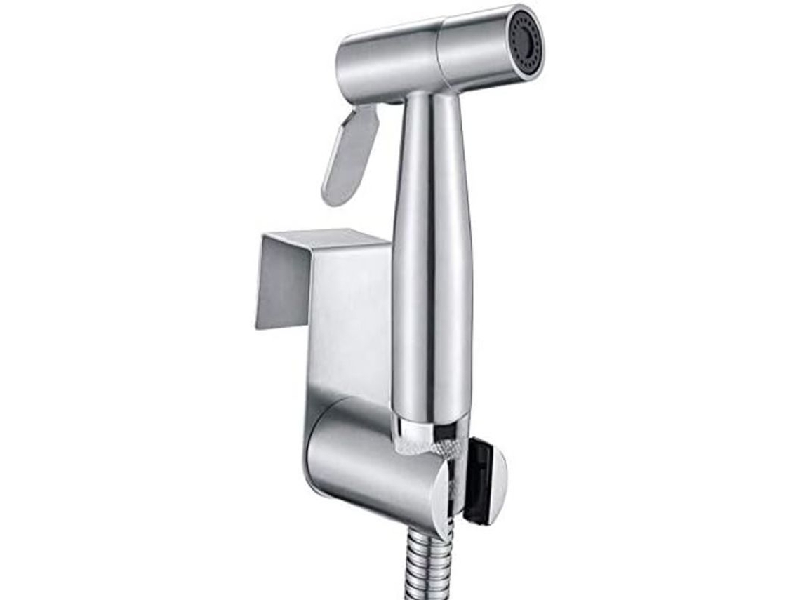 Kit De Pulverizador Bidet De Acero Inoxidable Com Pressão Ajustável E Ducha Manual Para Higiene Pessoal