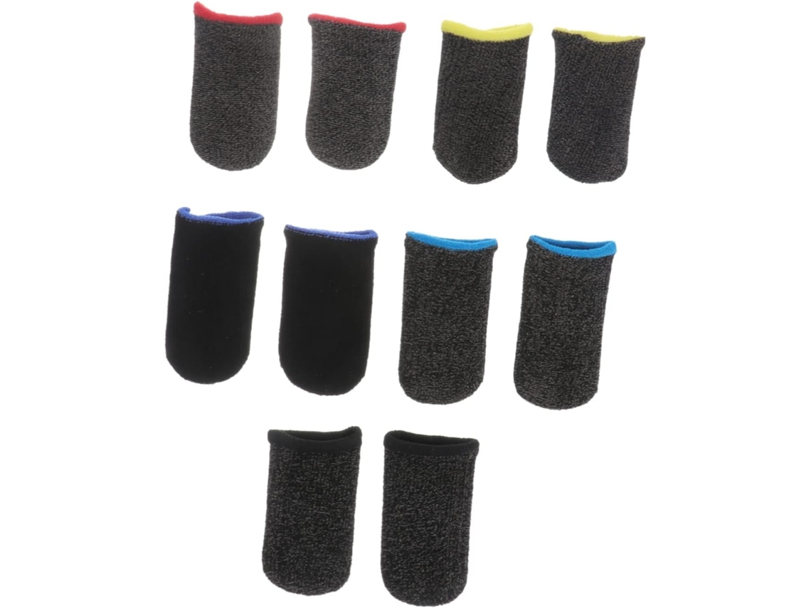 Lurelia Dedeiras Gaming Para Ecrã Tátil 5 Pares, Antiderrapante, Antitranspirante, Respirável, Para Gaming Móvel E Ecrãs Táteis