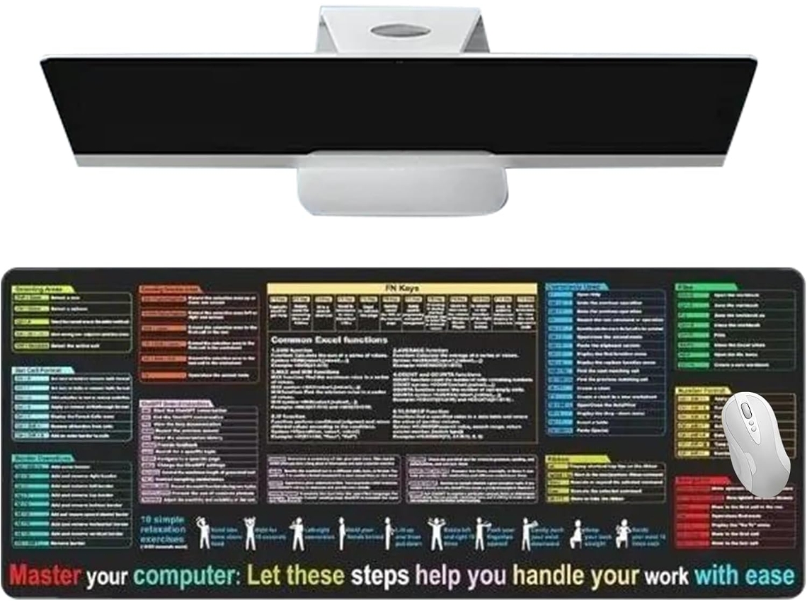 Compacto | De Mesa Antiderrapante E Resistente À Sujeira Acessórios De Computador Para Gokoco