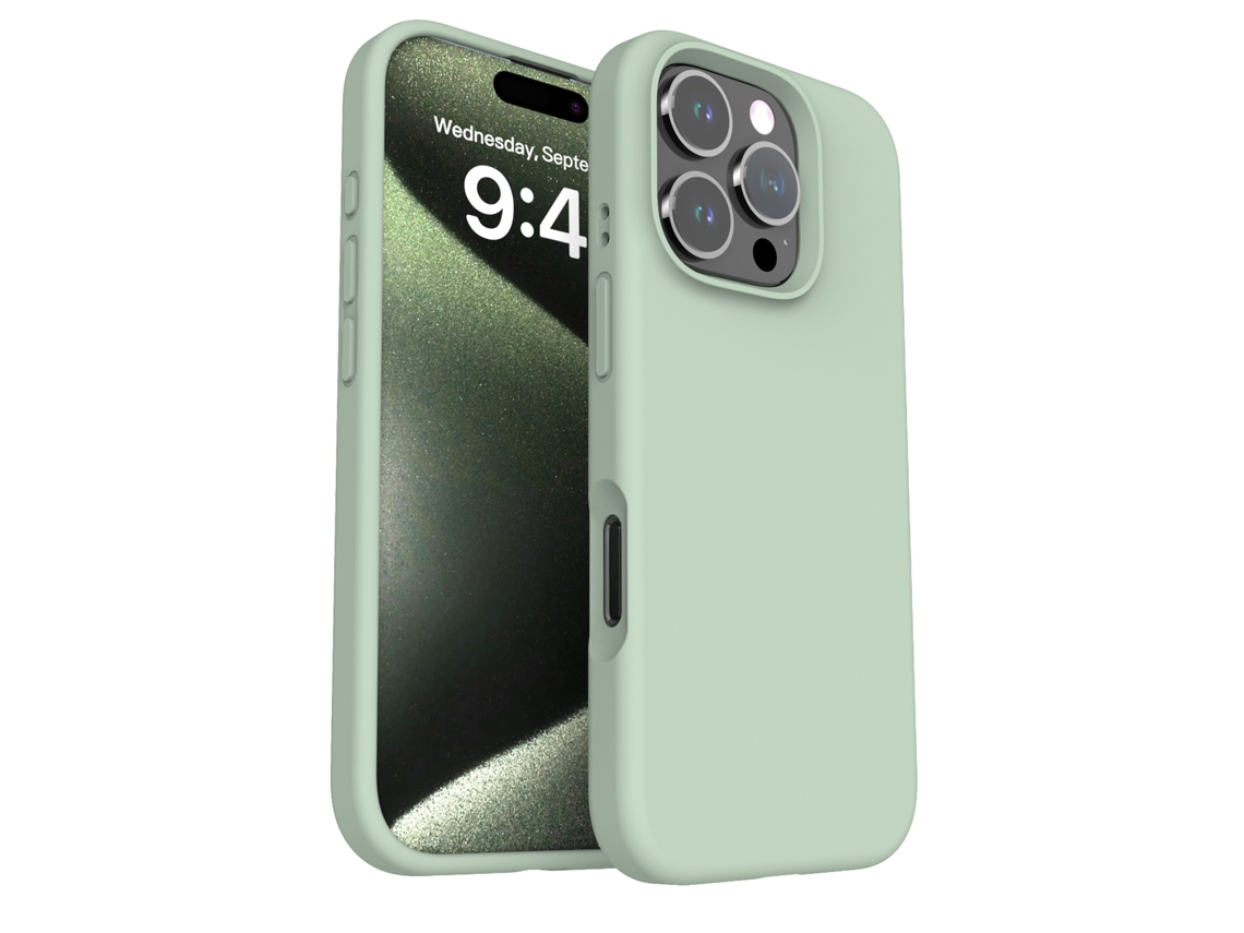(verde Cobre, Iphone 14 Pro Max) Capa De Celular Simples, Sólida E Resistente A Quedas, Compatível Com Iphone, Em Silicone Líquido.