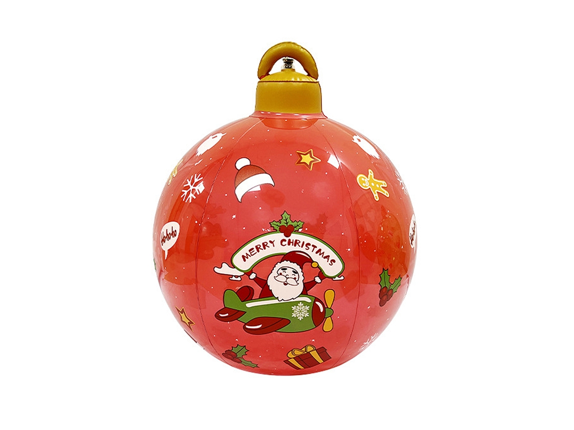Bola de Natal inflável solar vermelha LAXISCREED
