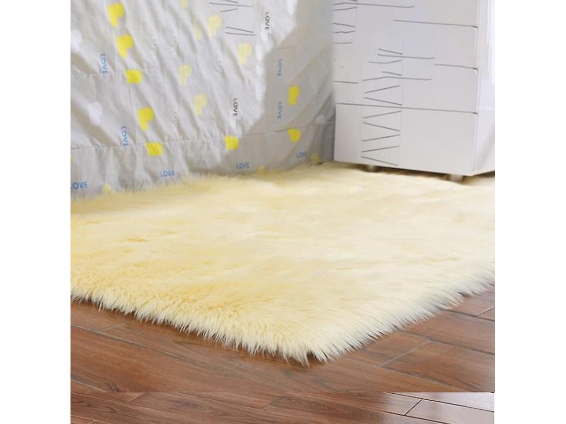 Tapete Felpudo Retangular Para Quarto, Antiderrapante