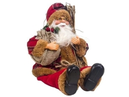 Boneca Papai Noel Sentado Boneca de Natal de Pano Boneca Velho Boneca Anão Decoração de Natal Brinquedos Infantis