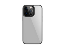 Capa Para Iphone 15 Pro Com Acabamento Galvanizado