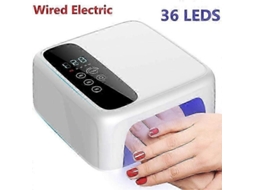 Lâmpada De Cura De Esmalte Em Gel Profissional Sem Fio Recarregável Uv Led 15600mah Ly Ebike