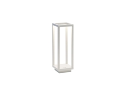 Lanterna De Mesa Para Casa Led Branco 2,2w A Pilhas Ip54 Zafferano 3000k 12h Potência Máxima Em Alumínio