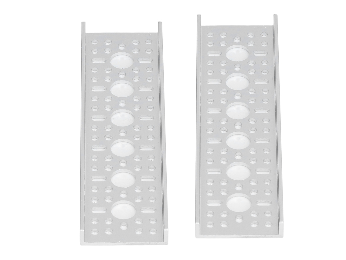 Laxiscreed Conjunto De 2 Suportes Em Alumínio U 48x12mm, Duráveis E Resistentes Para Robôs