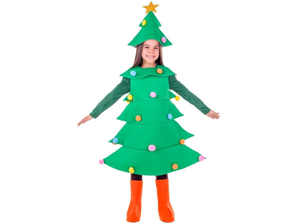 Fato de Menino DISFRAZZES Árvore De Natal (Tam: 5 a 6 anos)