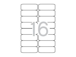 Apli Etiquetas 99,1X34 Apli 500 Folhas A4 8000Un