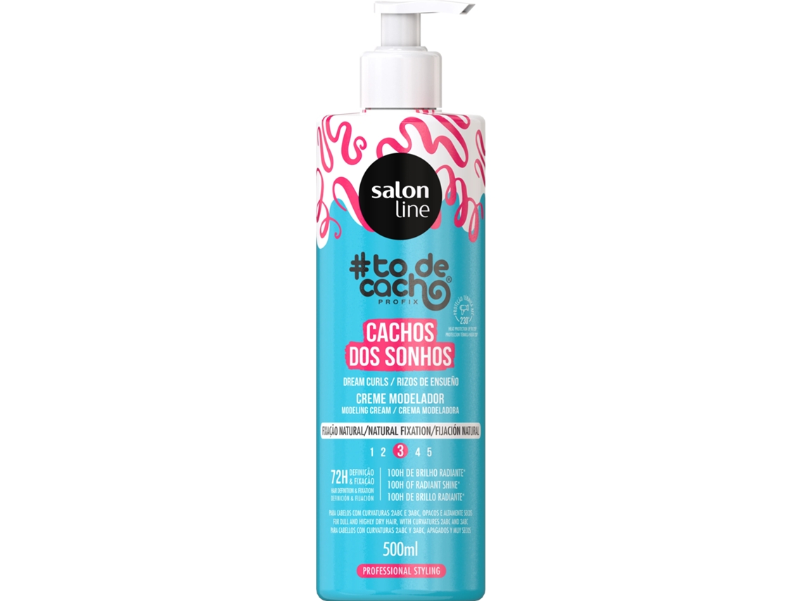 Cachos Dos Sonhos Fixação Natural 500ml SALON LINE