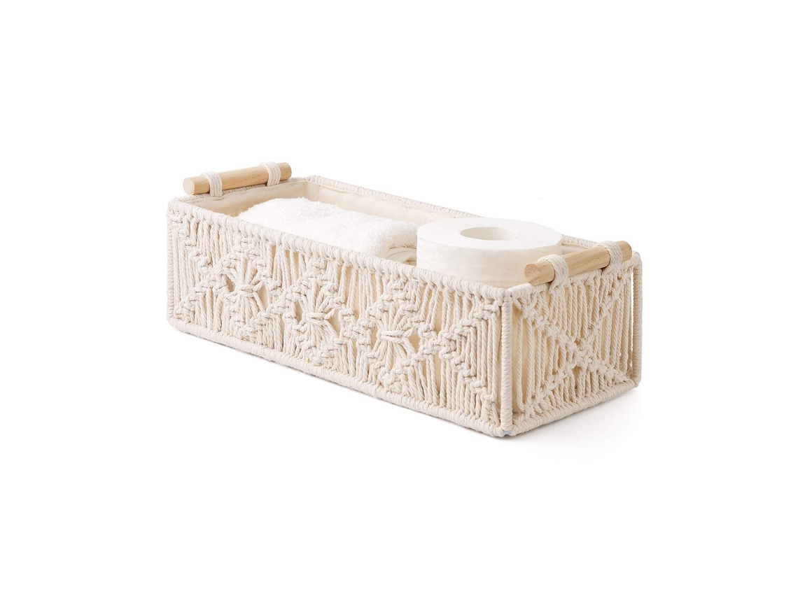EIOORORRIY Cestos Decorativos artesanais Em Estilo Boho