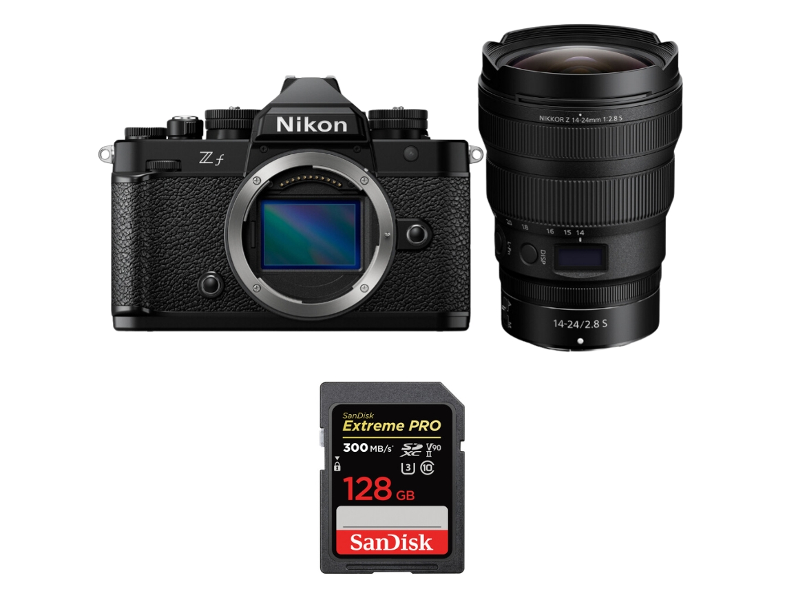 Zf + 14 24mm F/2.8 S + 1 Sandisk 128gb Uhs ii 300mb/s + Ebook “20 Dicas para Fotos Que Impressionam” NIKON