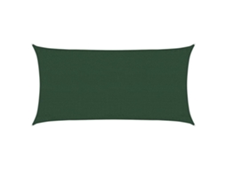 Para sol Estilo Vela 160 G/m² 3x6 M Pead Verde escuro MAISON EXCLUSIVE