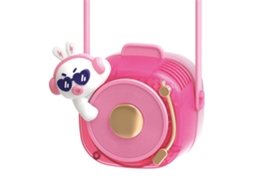 Ventilador de Pescoço Sem Lâminas Usb 3 Velocidades Rosa Portátil