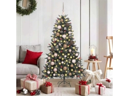 Vidaxl Árvore De Natal Artificial Verde 150 Cm Pvc, Plástico E Aço