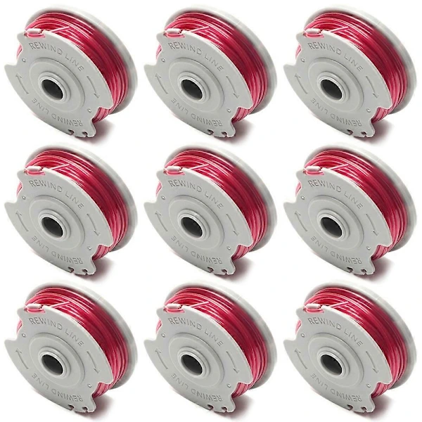 Compatível com Gardena 5306 20 Kit com 9 Carretéis de Fio para Aparador de Grama AQUAFORGE