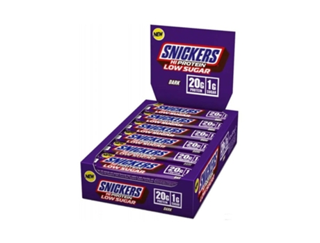 Barra Snickers com alto teor de proteína e baixo teor de açúcar Mars Protein (12x57g)