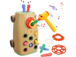 Brinquedos Montessori Para Bebês Com Música Para Meninos E Meninas De 2, 3 E 4 Anos, Presentes Com Som E Luz Aquaforge