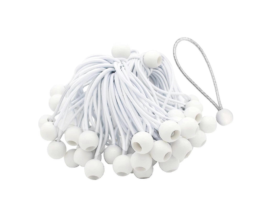 50 cordas elásticas com bolas para toldos carpas pancartas bandeiras e poste de bandeira de alta qualidade S/MARCA