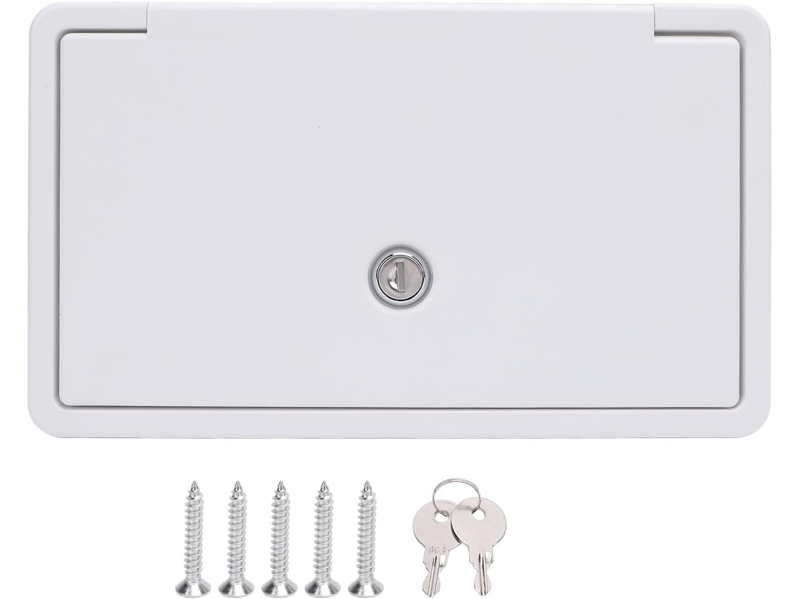 Caixa De Ferramentas Porta Bagagem Rv, 26, 7x 15, 5cm, Compartimento De Armazenamento Em Plástico Abs Resistente