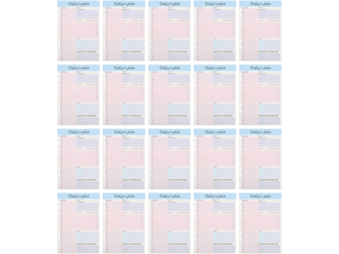 Agenda Journalier A5 2026 Em Papel Elegante E Léger Para Gestão Précise Du Temps, Planificador Polivalente