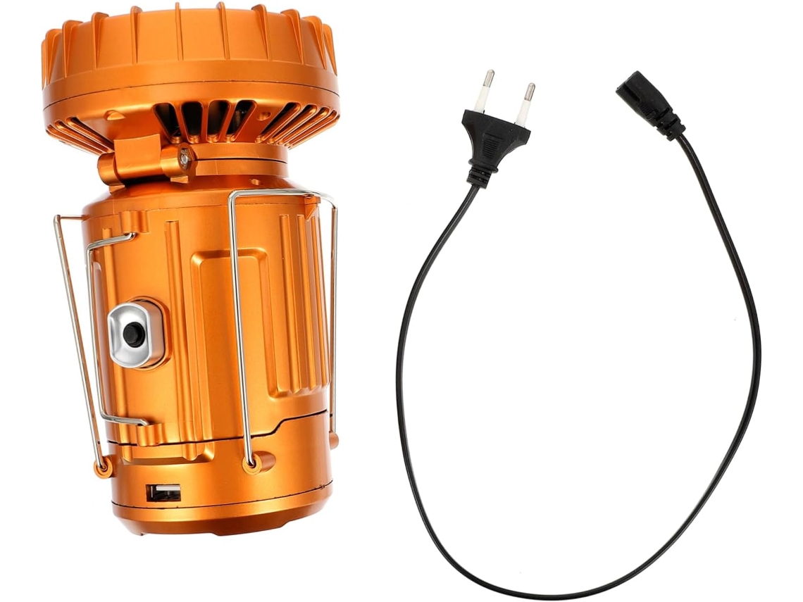 1 Unidade De Luz Solar Portátil Para Camping, Resistente À Água, Com Brilho Ideal Para Barracas.