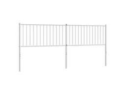 Cabeceira de substituição de 200 cm em metal branco, exclusiva da MAISON.