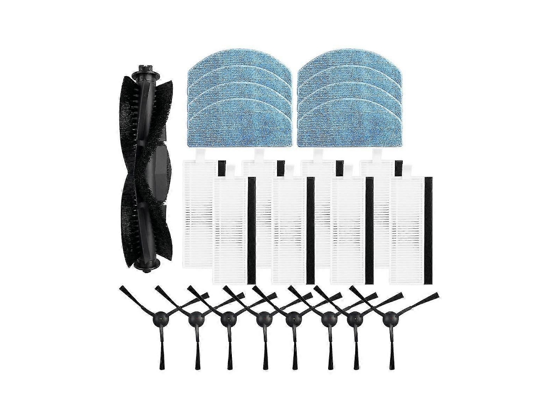 Escova lateral principal com rolo, filtro HEPA e panos de limpeza para aspiradores robô G8000, G8000 Pro e G20.