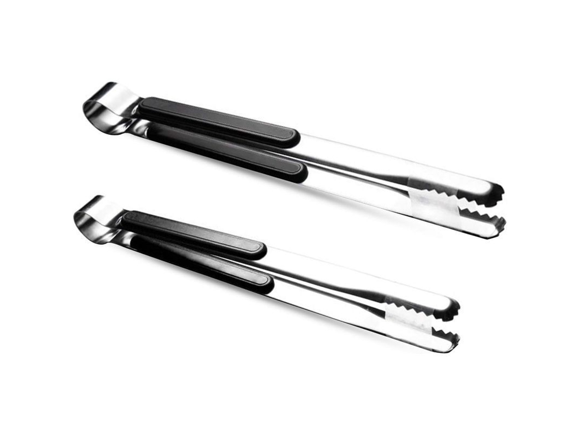 Pinzas De Cocina De Acero Inoxidable Profesionales, Set De 2 Piezas Para Barbacoa Y Cocina