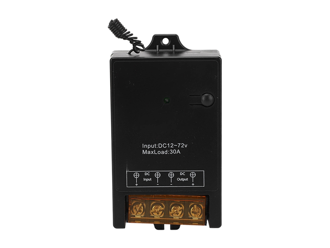Controle remoto para carro com relé de latão 433 MHz 12 V 72 V 30 A