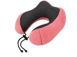 Almofada De Pescoço Em Espuma Viscoelástica Em Forma De U, Suporte Ergonómico E Conforto Com Recuperação Lenta | Removível E Lavável