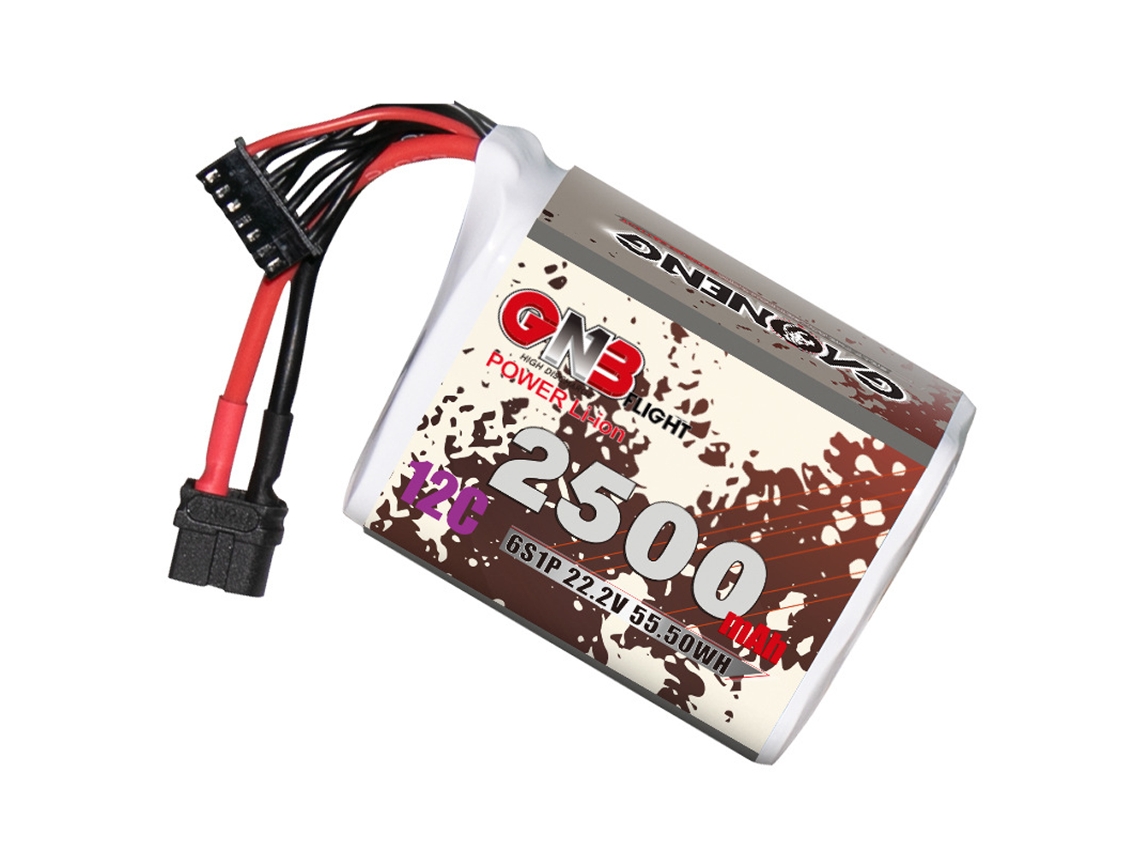 Bateria De Iões De Lítio Gaoneng Gnb 22,2 V 2500 Mah 12c 6s Xt30xt60 Para Drone Rc