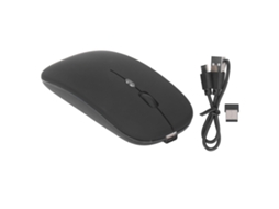 Rato Sem Fio Para Jogos Com Efeitos De Luz Coloridos Silencioso Recarregável 2.4g Usb Luminoso