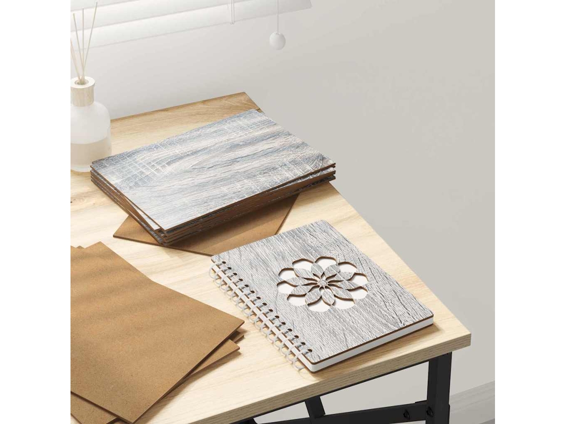 Vidaxl Painéis De Decoração 50 Unid. Sonoma Cinzento 15 X 21 X 0,27 Cm