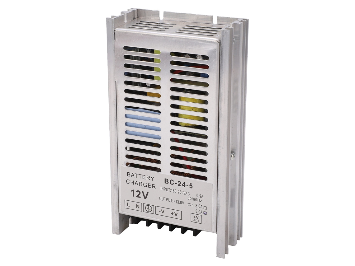 Cargador De Batería Inteligente Para Gerador 5a Carga Rápida De Corrente Constante 160‑250v Aleación De Alumínio