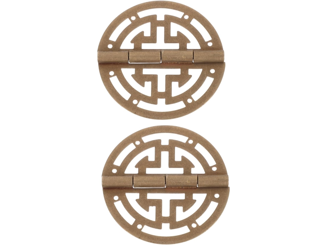 Dobradiças De Latão Lalafina Para Caixa Joias, 2 Peças, Mini Dobradiças Decorativas Para Armários E Baús De Artesanato