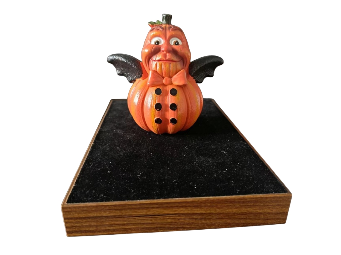 Laxiscreed Decoração De Halloween: Abóbora Com Monstro Criativo Para Jardim E Festa