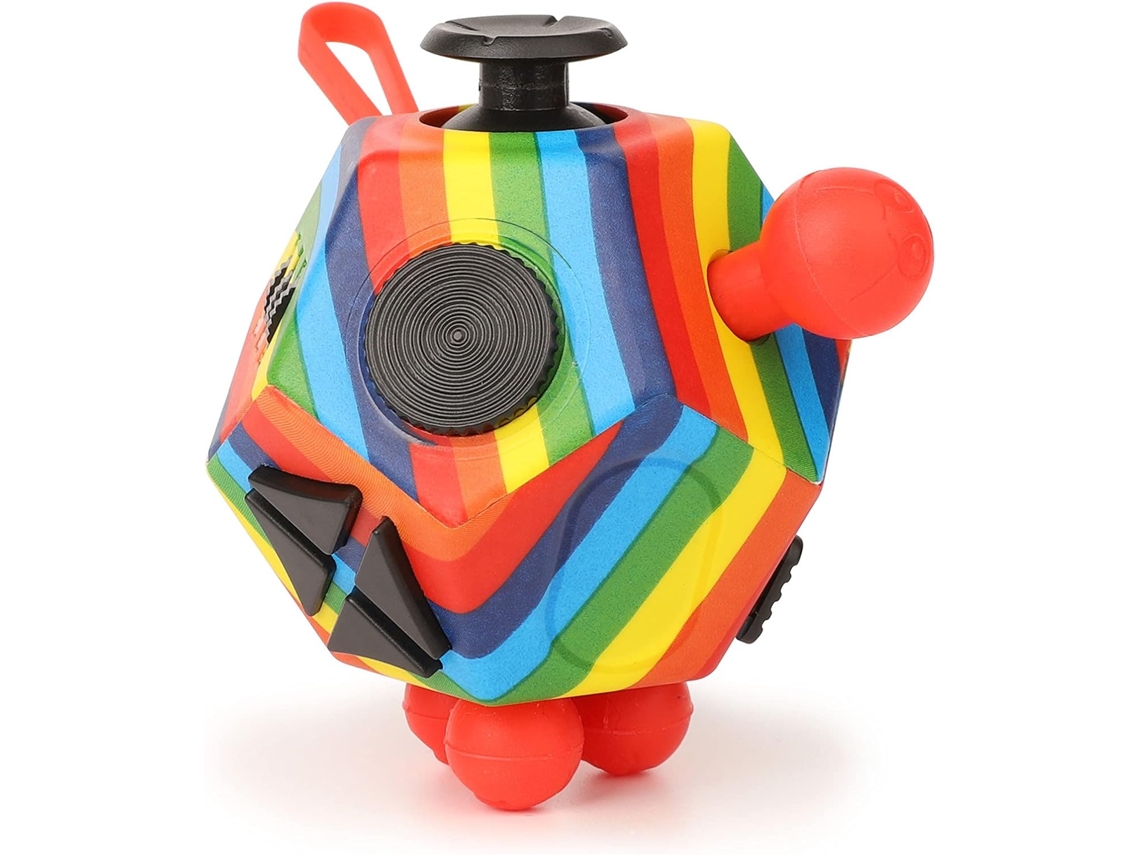 Brinquedo Para Alívio Do Estresse, Cubo De Brinquedo Fidget Com 12 Lados, Alívio Da Ansiedade E Atenção Slowmoose