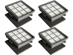 Kit Com 2/4 Filtros Hepa Reutilizáveis Para Aspiradores Bissell 1154,