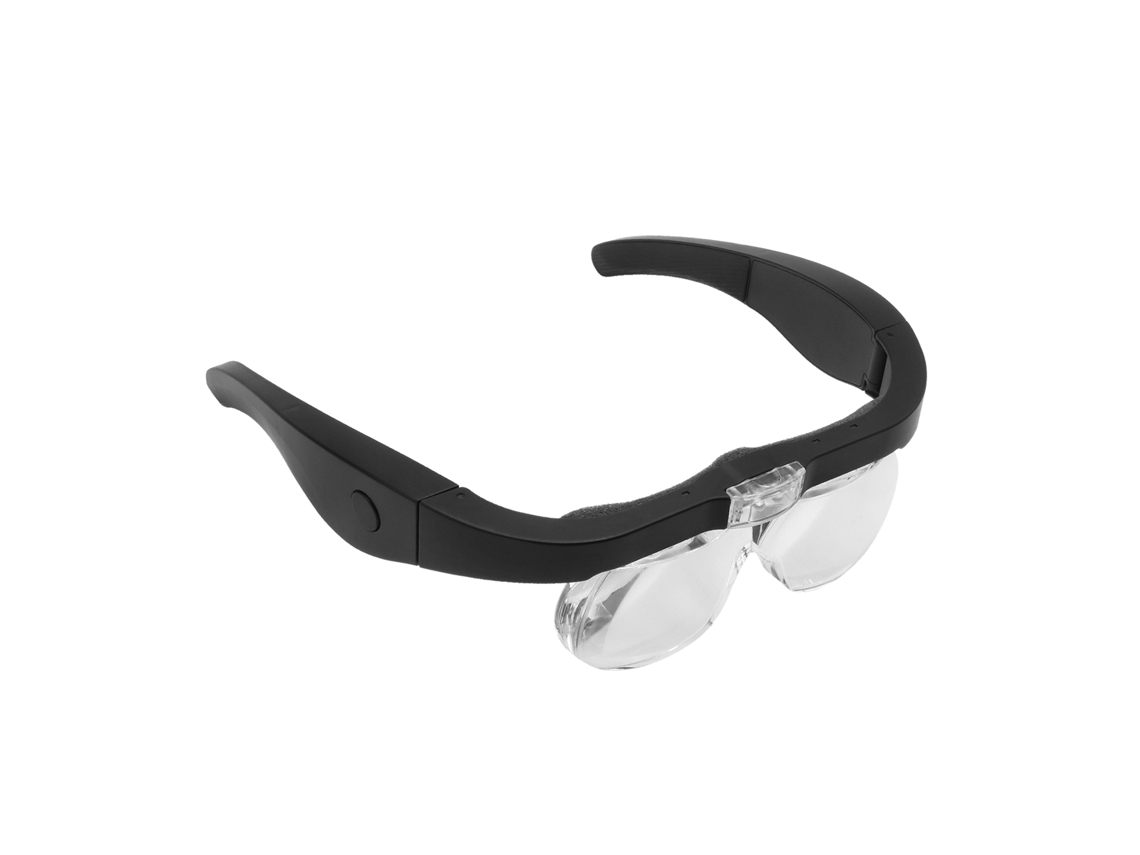 Laxiscreed Lente De Aumento De Cabeça Com Múltiplas Lentes E Iluminação Led Dupla