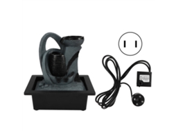 Ornamento De Fontaine Mesa Interior Com Bomba Luz Led 110v Eua