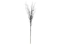 Árvore de Natal com Cabelos de Dragão Preto, 43cm LAXISCREED