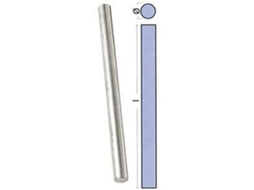 Eixo Galvanizado Prateado 40 X 400 Mmtecnoseal